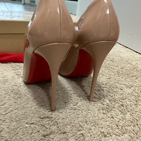 Christian Louboutin So Kate 120 mm Pumps - Patent calf - Nude - Picture 5 of 6